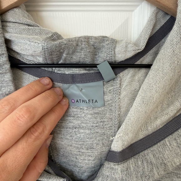 Athleta Lotus Lightweight Heather Gray
Comfy Hoodie Vest - Picture 3 of 8